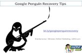 Google Penguin Recovery Tips