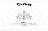 Goa Industrial. policy 2003