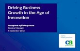 Driving Business Growth in the Age of Innovation