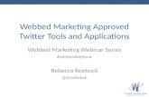 Webbed Marketing Approved Twitter Tools and Applications