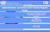 Information Systems and Technologies used in the framework of the TIR Convention