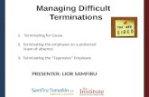 Managing Difficult Terminations