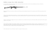 Rifle scope for rifle shootin
