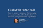 Creating the Perfect Page