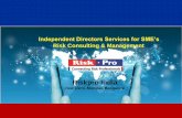 Independent director sme services 2013