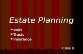 Estate Planning Wills Trusts Insurance