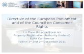Consumer Rights Directive and Distance Selling