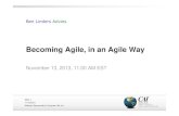 Becoming agile in an agile way - ITMPI webinar by Ben Linders