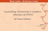 France córdova   launching tomorrows leaders women of stem-2