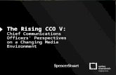 The Rising CCO V: Chief Communications Officers’ Perspectives on a Changing Media Environment