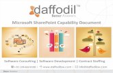 Daffodil Software-Sharepoint Capability Document