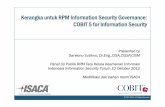 Kerangka untuk RPM Information Security Governance: COBIT 5 for Information Security