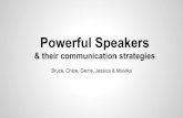 Powerful speakers & public speaking techniques