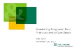 Developing, Implementing, and Assessing Mentoring Programs
