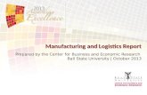 UEDA Summit 2013 - Awards of Excellence - Research & Analysis - Manufacturing and Logistics Report