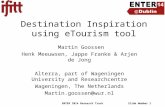 Destination Inspiration using eTourism Tool