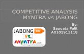 Competitive analysis of jabong and myntra