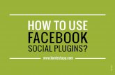How to use Facebook social plugins