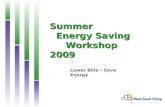 2009 PSP Summer Readiness Workshop