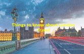 Things to know about london travel