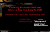 Easyto buyandsell product camp 2013