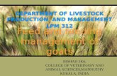 Feeds & Feeding Management Of Goats1