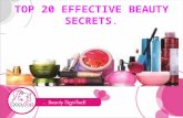 Top 20 Effective Beauty Secrets.