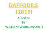 Daffodils by william wordsworth