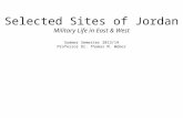 Selected sites of jordan - thomas maria