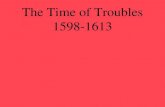 The Time of Troubles and the Church Schism