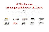 China drop shipping, suppliers and wholesale websites list