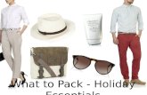 What to Pack | Holiday Essentials | Luggage | Harrods