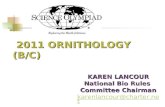 Ornithology 2011