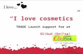 Trade Plan for "I Love Cosmetics" Launch  (Russia, 2012)