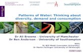 Patterns of Water: Thinking about diversity, demand and consumption