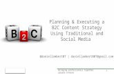 Planning and Executing a B2C Content Strategy