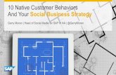 10 Native Customer Behaviors And Your Social Business Strategy