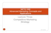 AMCA Lecture Three  Competitive Marketing Strategy