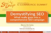 Demystifying SEO - What really goes into a comprehensive SEO campaign