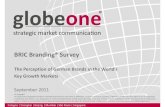 globeone BRIC Branding Survey