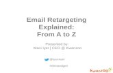 The A-to-Zs of Email Retargeting [PPT]