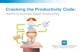 Cracking the Productivity Guide: Habits to Increase Email Productivity