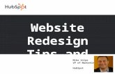 Website Redesign Tips