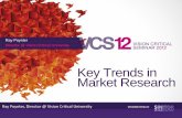 Key Trends in Market Research (Stockholm, June 2012)