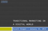 Traditional Marketing in a Digital World