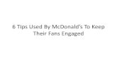 6 Tips Used by McDonalds to Keep Their Fans Engaged - Social Media