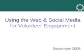 Web & Social Media Strategies for Volunteer Engagement