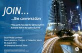 Social Media: Join the Conversation
