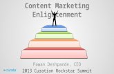 4 Stages of Content Marketing Enlightenment - Curata Curation Rockstar Summit