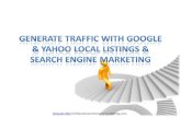 Generate Traffic With Google & Yahoo Local Listings